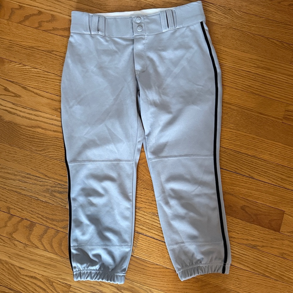 Women's champro size medium softball pants Gray and black